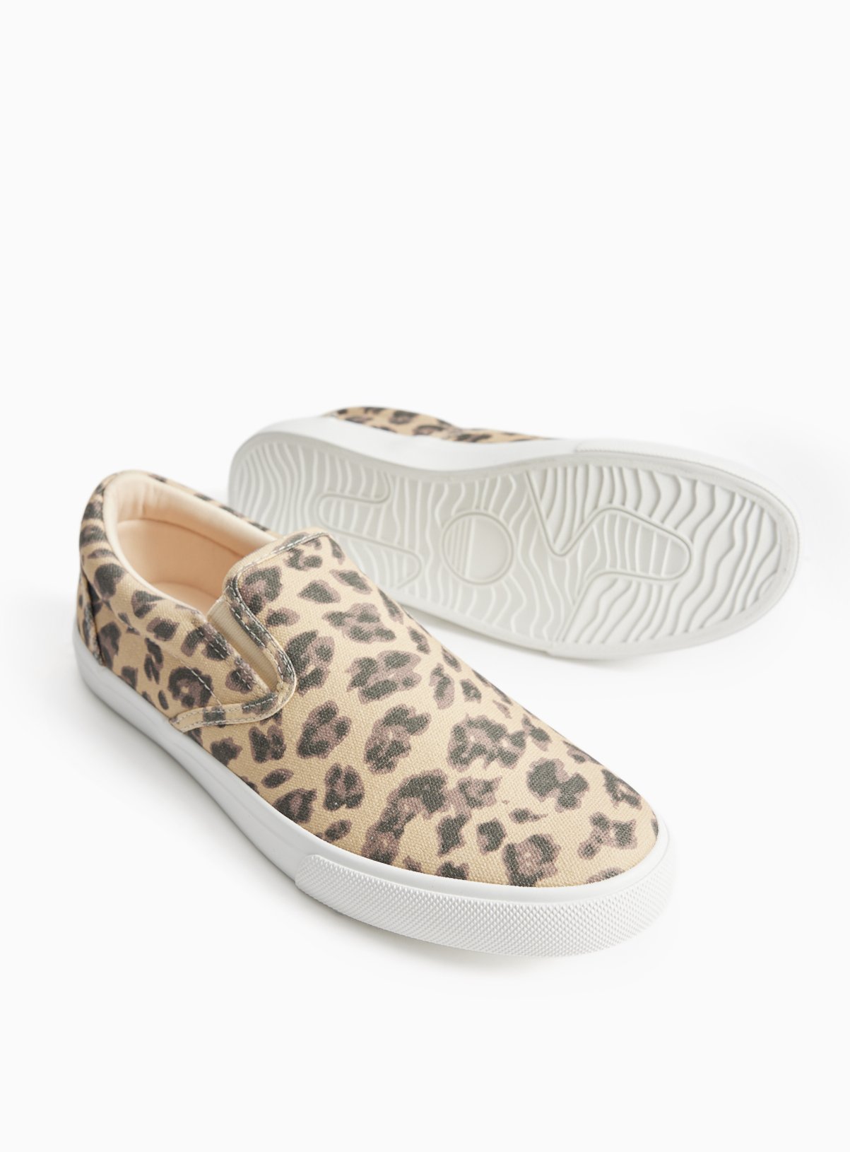 Animal Print Skater Style Slip On Trainers 8 - Image 1 thumbnail